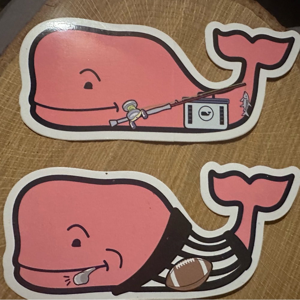 Pink Whale Birthday Sticker Set - Picture 2 of 11
